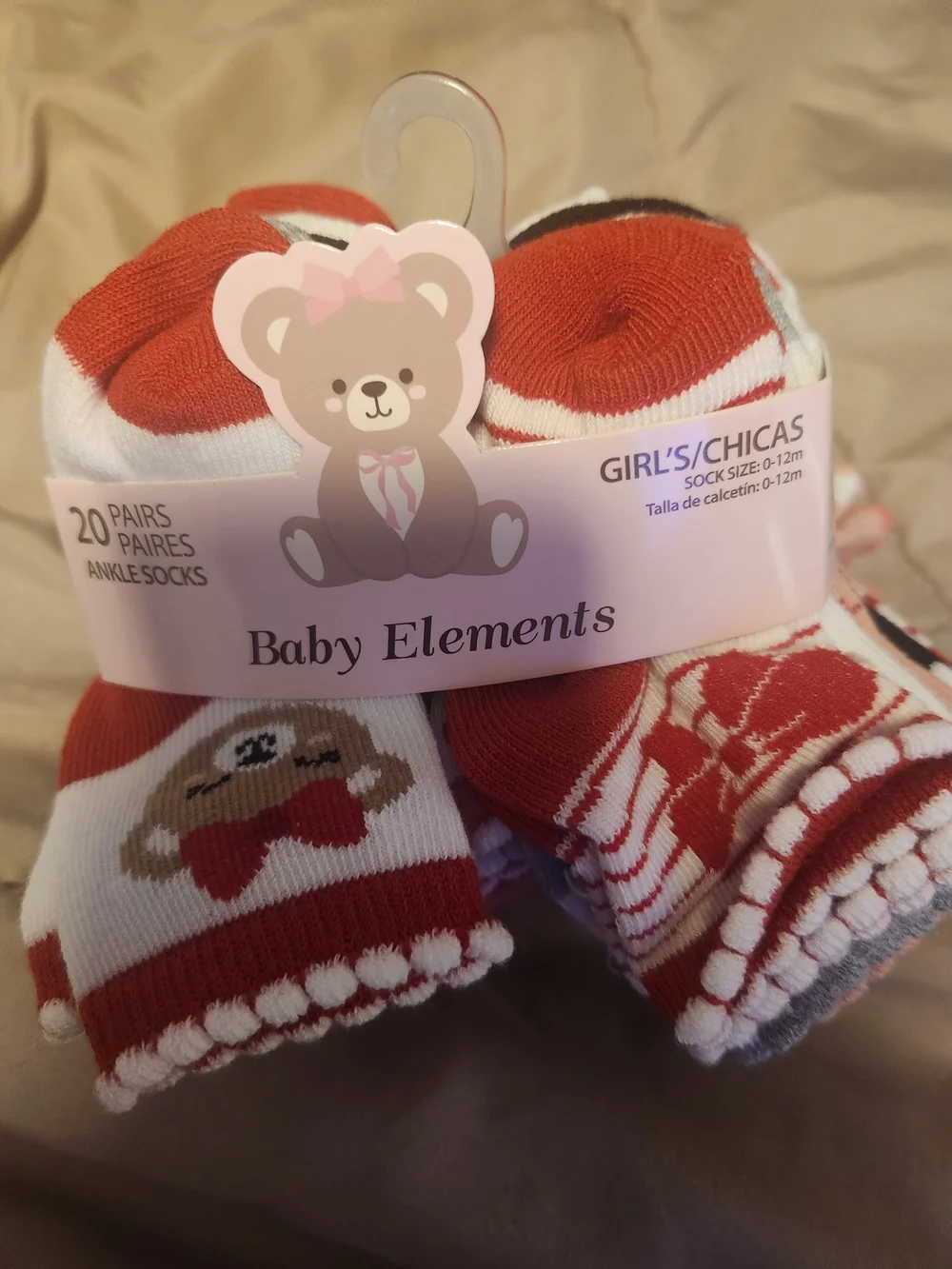 Element Girls' Ankle Socks - 20 Pairs